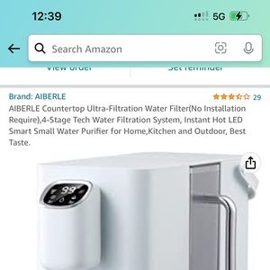 Water purifier and heater!  Great when you have a new baby! New in box!